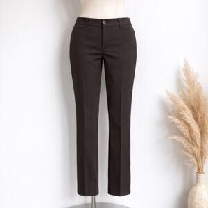 Calvin Klein Black work Pinstripe Slim Dress Pants Size 12